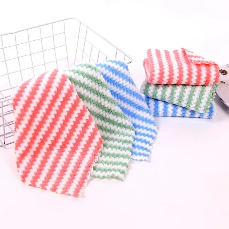 두꺼운 양이온 닦아 흡수 린트 주방 쉬운 청소 식기 세척 천 청소 긁힘 패드 가정용 작은 광장