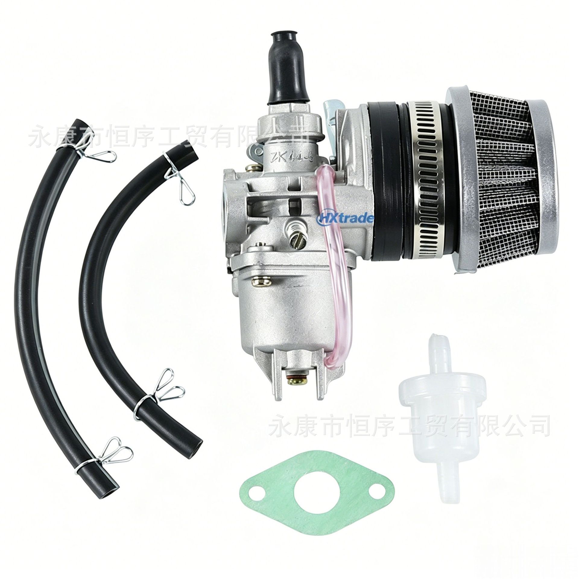 49Cc Mini Motorcycle Carburetor, Small Sports Car, Small Off-Road Vehicle, Two-Stroke Engine Carburetor with Air Filter
