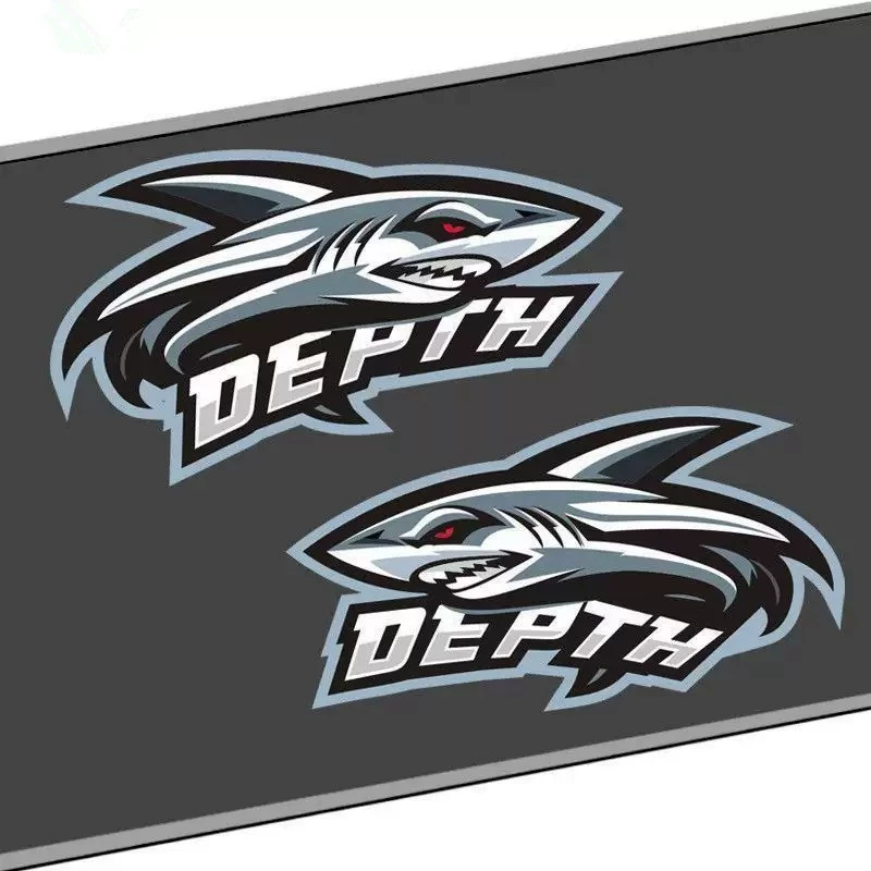 Внешняя торговля акула пиранья череп персонализированный мультяшный наклейка автомобиль электромобиль мотоцикл покрывает царапины прохладные наклейки