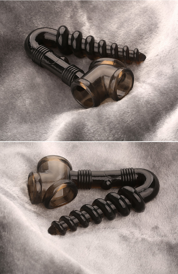 Spiral Anal Plug Prostate Massager for Men, Manual TPE Expander Toy — detail image 8