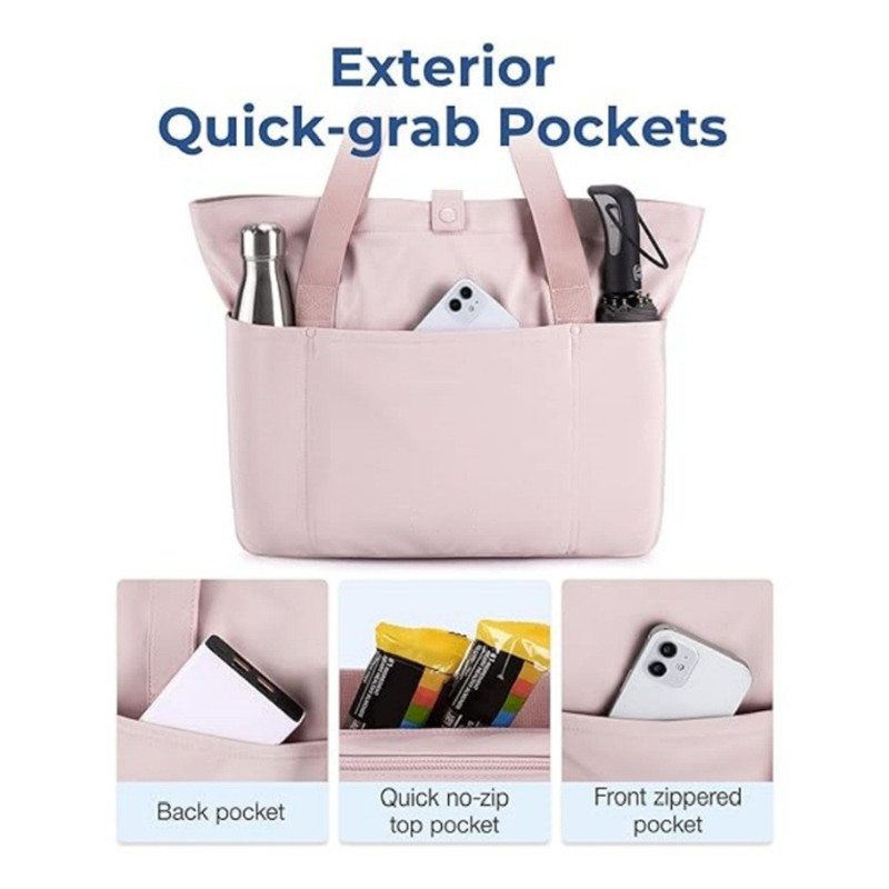 Amazon nuevo bolso de mujer bolso plegable con cremallera bolso de hombro grande bolso superior
