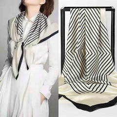 Factory Direct Sale of 90 Large Scarves, Hangzhou Silk Spring and Autumn Scarves for Women, Shawls, Collar Scarves, Women's Day Gift, Silk Scarves