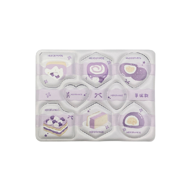 HERORANGE タロイモ抹茶シリーズ パウダーパフ ウェット＆ドライ両用 肌に優しい メイク長持ち パウダーフリー Q弾性 ソフトビューティーエッグ|undefined