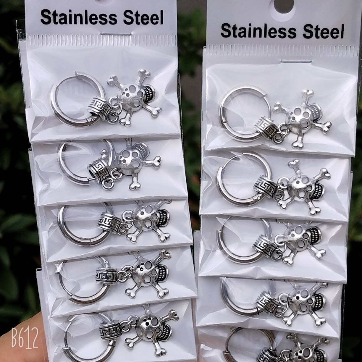 2.5 pendientes de acero de titanio gruesas y el mismo modelo crian orejas joyas de moda con pendientes de acero inoxidable con hilo redondo personalizado image 40
