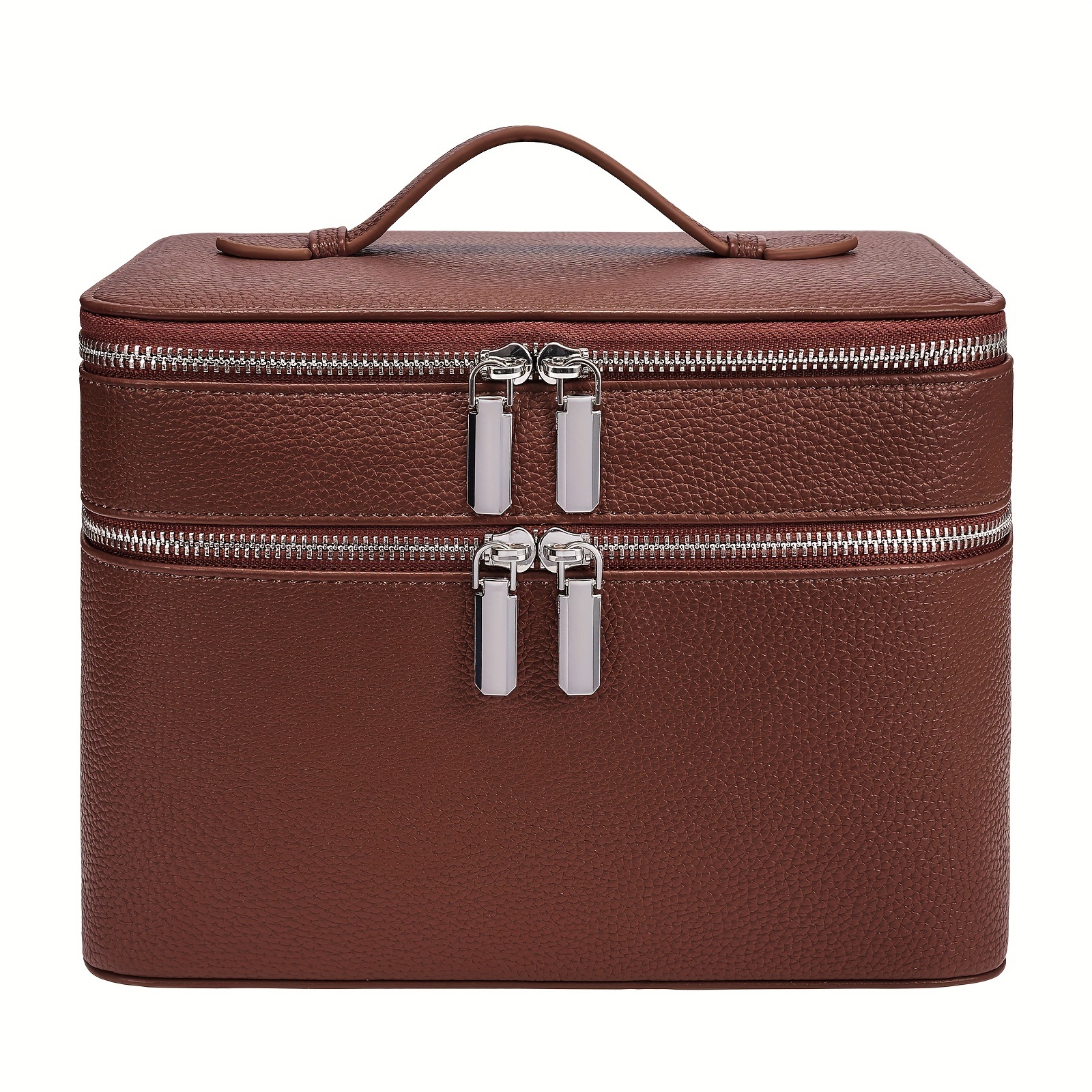 Doble capa nueva bolsa de maquillaje profesional portátil paquete de herramientas de cuidado de la piel belleza belleza pestañas caja de almacenamiento bolsa de maquillaje multipartícula