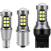 Автомобильный светодиодный фонарь заднего хода стоп-сигнал 27SMD 3030 1156 1157 7443 7440 T15