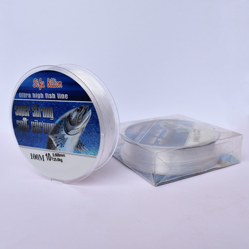 Soft fishing line main line non-coiled fishing line nylon strong pull lure nylon line fishing gear accessories