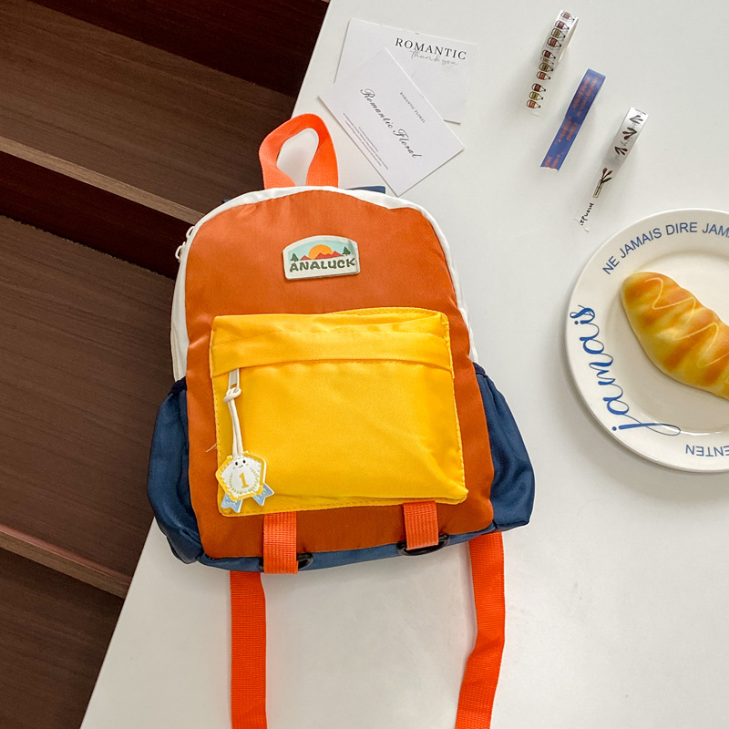2025 mochila de moda coreana para niños y niñas, mochila para niños de jardín de infantes, nueva mochila para niños de color exterior
