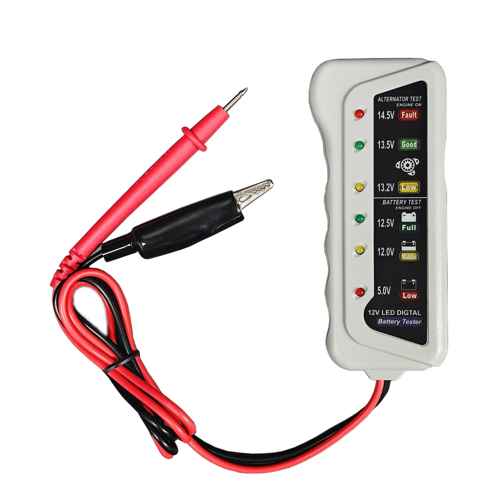 Автомобильный аккумулятор Зарядная система Детектор Автомобильный ремонт и ремонт Тестер батареи Тестер напряжения Аккумулятор