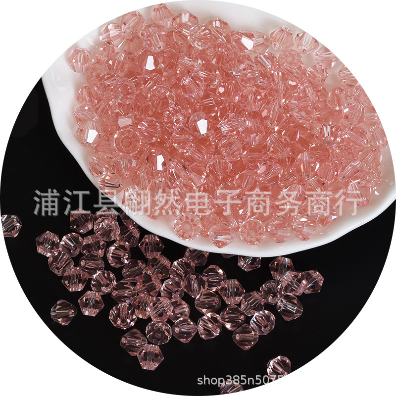 3-8mmAAAA水晶菱形珠精品水晶ガラス珠二頭尖珠DIY珠散珠アクセサリー部品