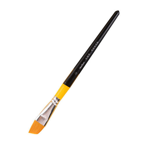 Nylon hair oblique peak brush set water chalk single digital oil painting acrylic paint watercolor pen painting row brush