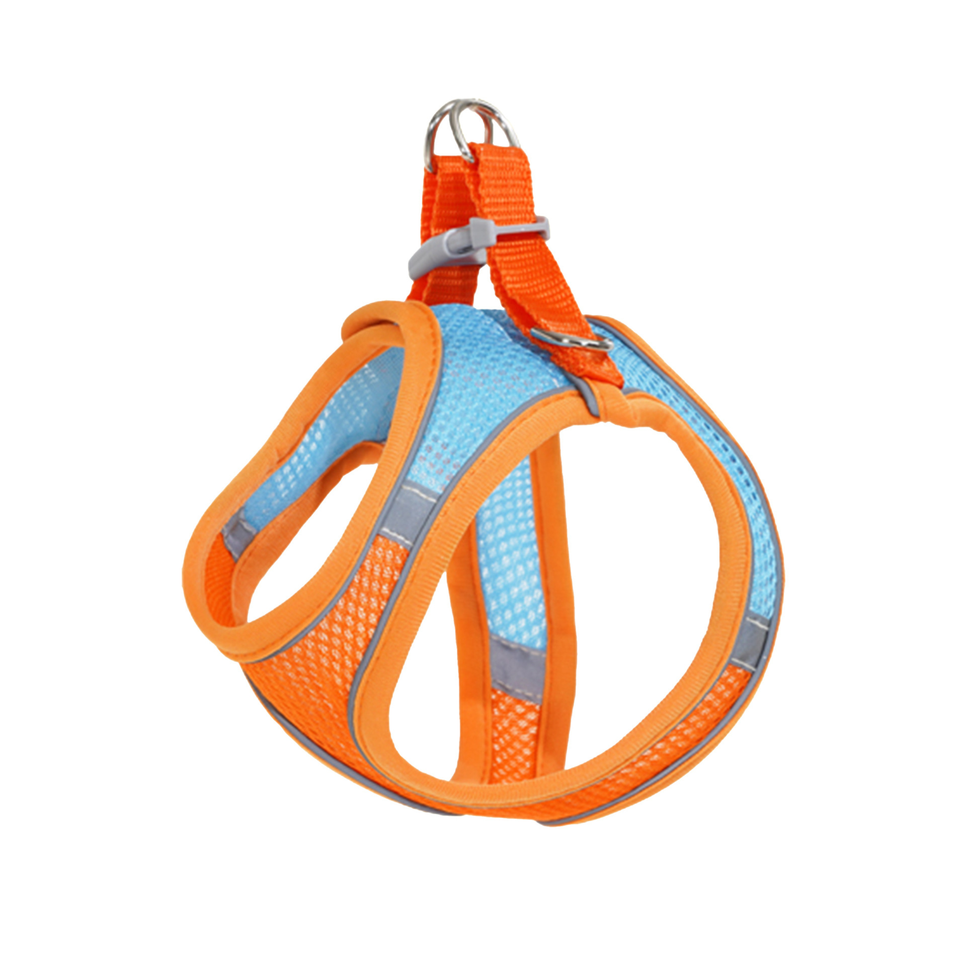 Nuevos productos transfronterizos para mascotas tipo chaleco correa para el pecho para mascotas transpirable reflectante correa para perros gato cuerda para pasear perros image 25