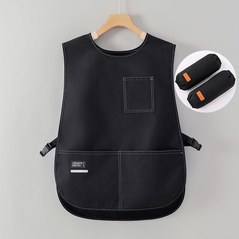 Chaleco delantal hombro red red cocina doméstica 2025 nuevo trabajo impermeable a prueba de aceite impresión de logotipo personalizado femenino