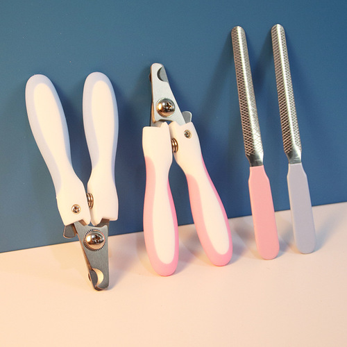 Pet Nail Trimmer Origin Manufacturer Stainless Steel Nail Clipper Set Cleaning Grooming Tool for Dogs and Cats