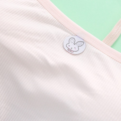 Underwear for Girls, Students in Development Phase, Junior High and High School Students, Wire-Free Bra for Girls, Girls' Straps, Large Child Small Backless Undergarment