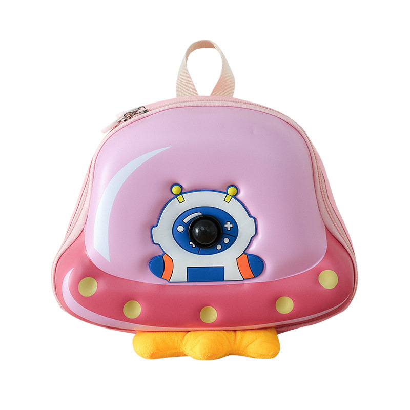 Nueva mochila de huevo ligera para niños, dibujos animados lindos astronautas, mochila para niños, mochila para niños, jardín de infantes, mochila para niños