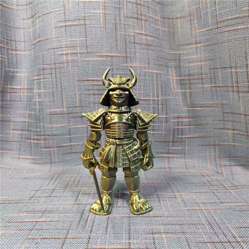 3D-печатные подвижные суставы, японское призрачное лицо самурая, древняя модель персонажа GK, фигурка, украшения, игрушки для мальчиков