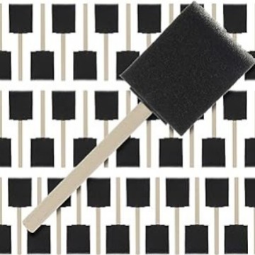 Black sponge brush 5cm
