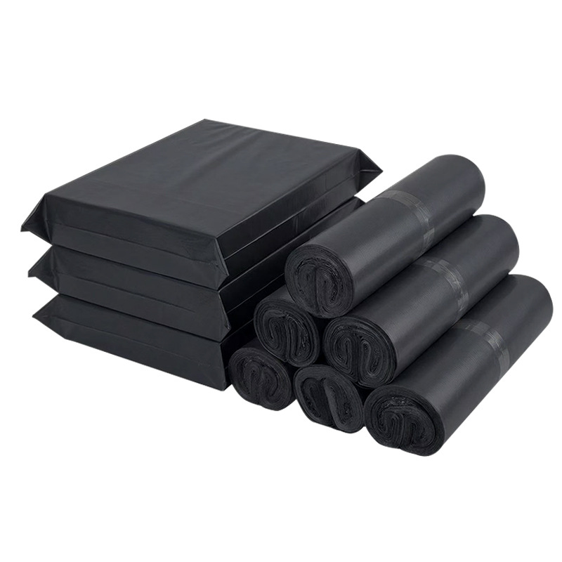 Oferta especial: bolsas de envío exprés reforzadas, bolsas de logística grandes y pequeñas, bolsas de embalaje impermeables negras y grises, disponibles para pedidos directamente del fabricante. image 8