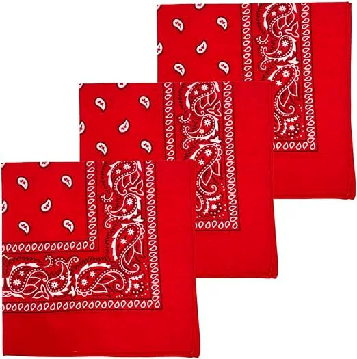 Polyester Paisley Cashew Flower Square Scarf Hip-Hop Outdoor Cycling Bandana Headscarf in Stock