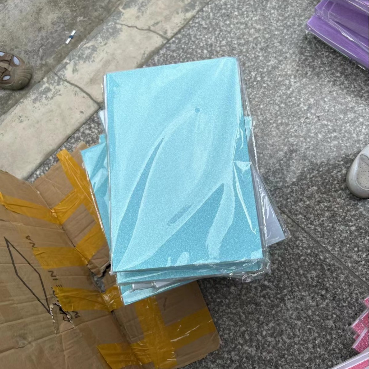 Hojas de Goma EVA con Purpurina A4 de Papel Estucado Autoadhesivo, Brillante para Manualidades y Bricolaje