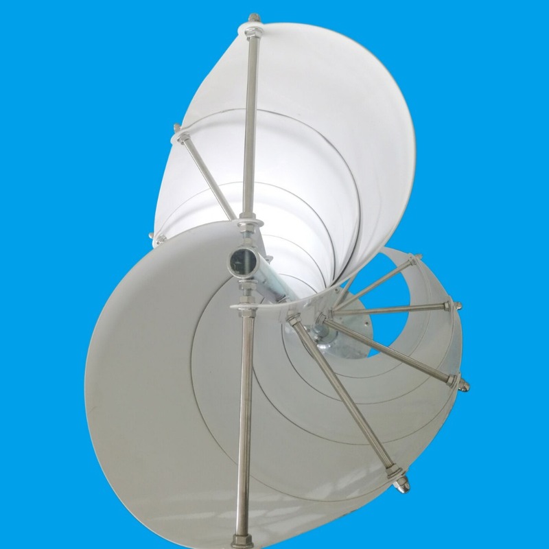 200W12/24V スパイラル小型風力発電機垂直軸マイクロ風力発電機セット|undefined