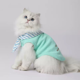 Hoopet Vest Summer Anti-Shedding Thin Ragdoll Cat Kitten Kitten Summer Dog Pet Cat Clothes