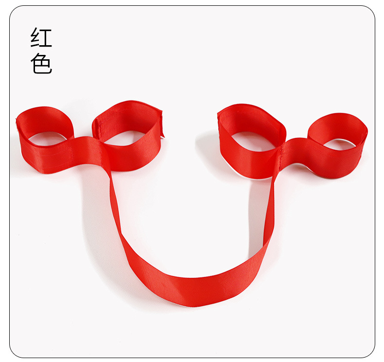 Hand and Foot Cuffs Bondage Set with Nylon Straps and PVC Details, Black Adult Couple Accessory — detail image 23
