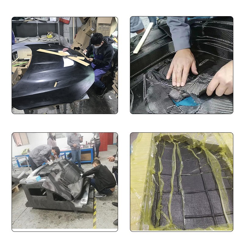 Suitable for Honda Civic FD2 fender modification with open hole wide body lightweight carbon fiber heat dissipation fender