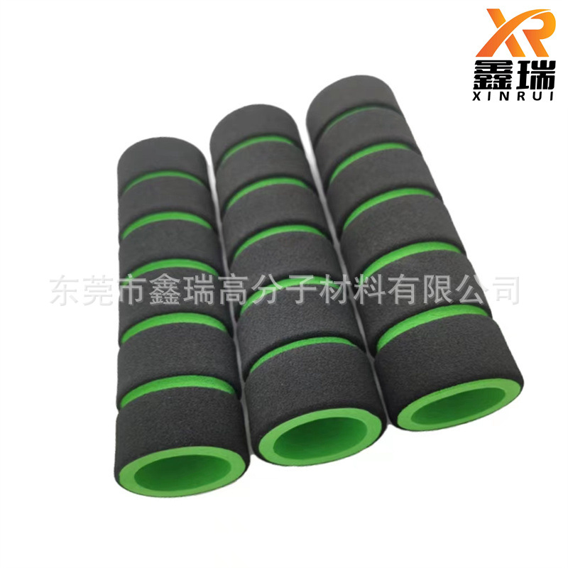 生产nbr橡塑泡棉管发泡海绵套管运动器材手柄套健身车跑步车把套