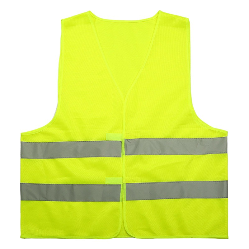 Chaleco reflectante amarillo fluorescente chaleco reflectante de seguridad Chaleco de tráfico sitio de construcción ropa de seguridad reflectante