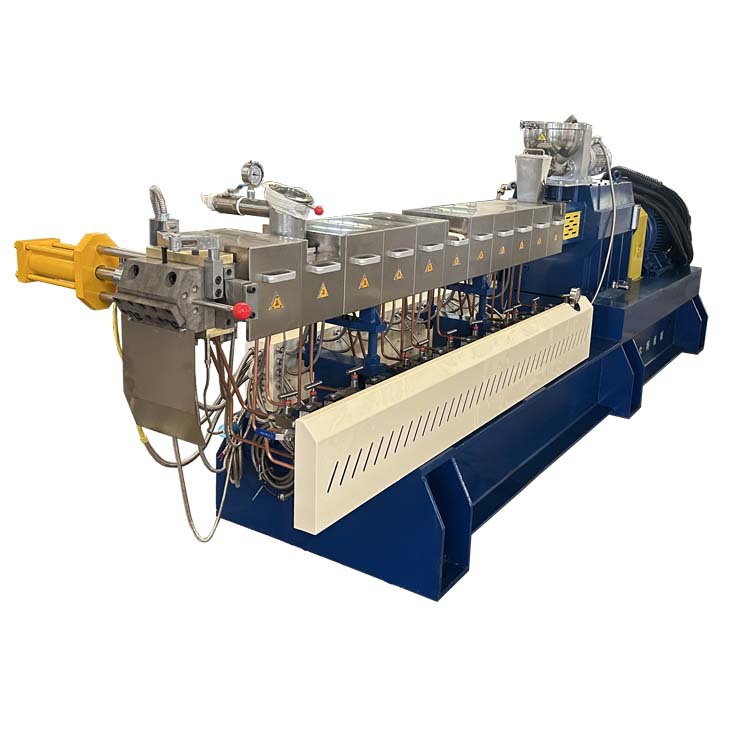 水拉条双螺杆PP/PE改性填充料挤出造粒机