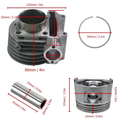 Gy6 Gy125 Motorcycle Cylinder and parts
