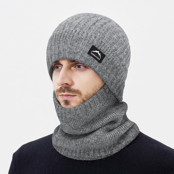 Winter woolen windproof keep warm knitted hat