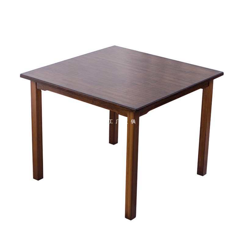 批发四方桌家用小方桌实木小户型餐桌正方形方桌子农村老式楠竹吃