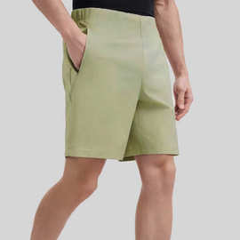 迪平替款 2025夏季男士户外运动短裤 都市通勤弹力速干梭织五分裤