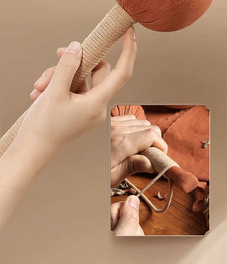 Mugwort Massage Hammer Ai Cao Hammer 33cm Herbal Beating Stick for Full Body Relaxation Gift Box specifications