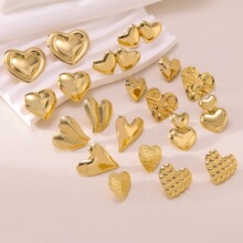 欧美ins钛钢海螺珍珠不锈钢环形金属耳钉2025新款小众流苏跨境