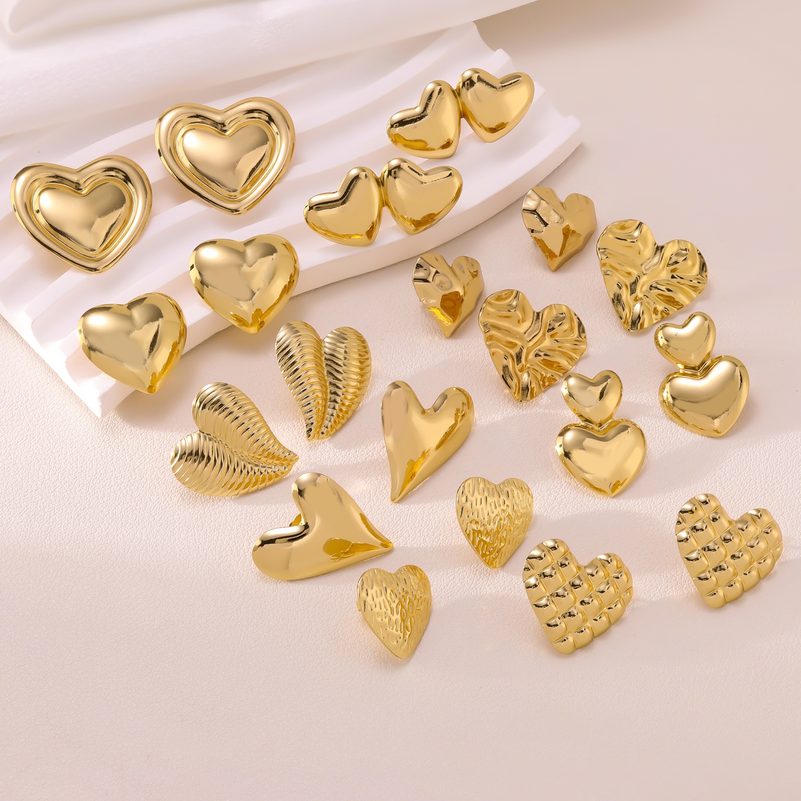 欧美ins钛钢海螺珍珠不锈钢环形金属耳钉2025新款小众流苏跨境