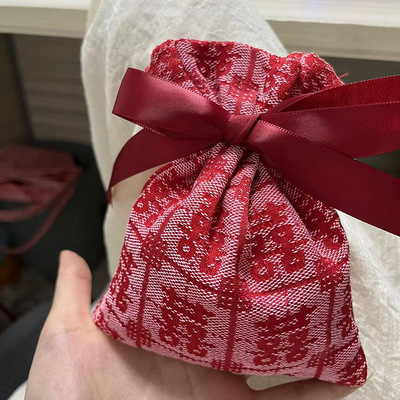 DM7Mネット赤結婚喜糖箱婚約プレゼント箱結婚式感お土産手提げ袋礼喜糖布袋|undefined