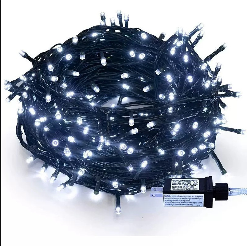 Estrellas de flash de Navidad transfronterizas impermeable de bajo voltaje enchufe estándar de EE.UU. estándar europeo estándar británico línea verde tinta LED string