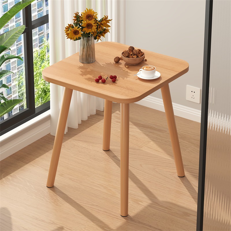 월넛 [사각형 테이블 40*40 높이 70] 강화 버전