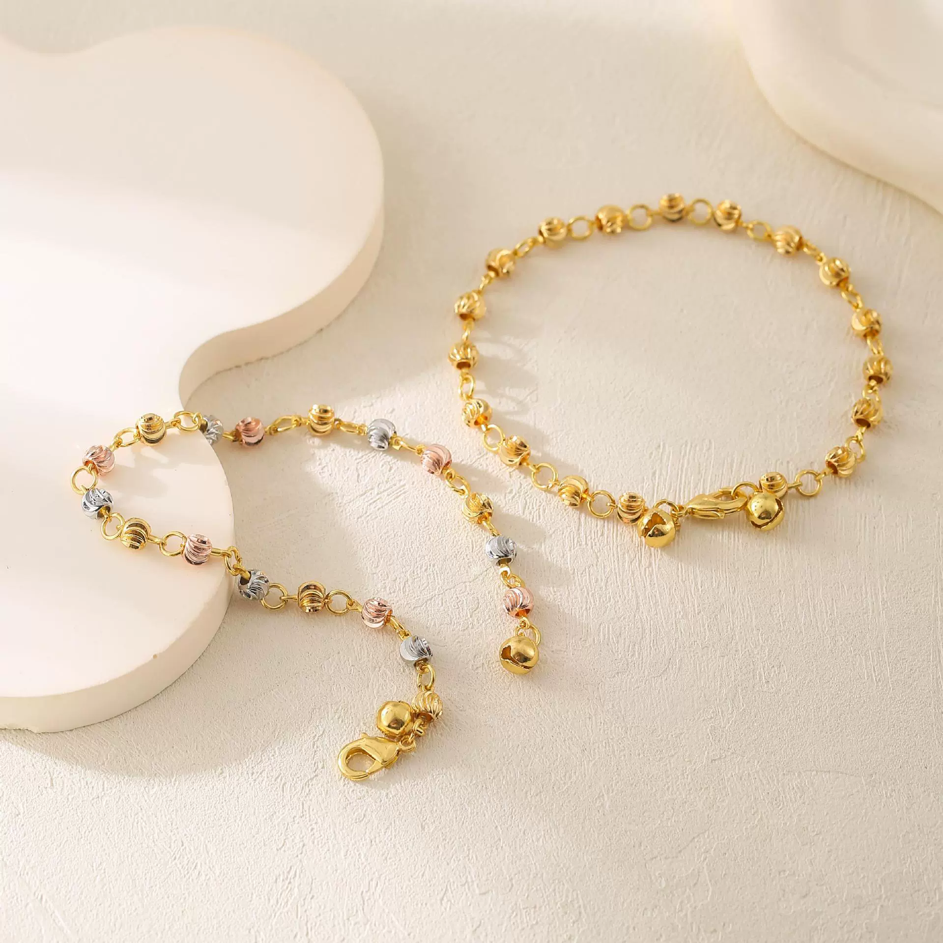 跨境热销爆款西瓜珠独特设计手链小众轻奢高级感手饰简约时尚饰品