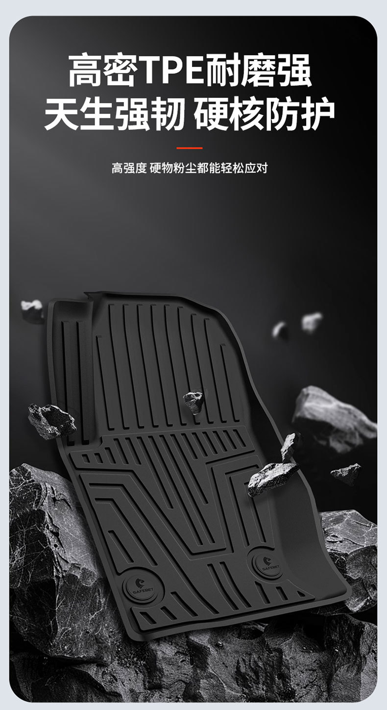 Suitable for Tank 300 New Energy 400 500, special all-weather TPE car floor mats and interior accessories