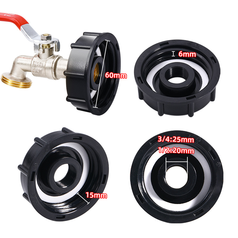 Transfronteriza tonelada barril accesorios tonelada barril conector IBC tonelada barril latón boquilla conector de agua de grifo de pezón de 1/2 pulgadas 3/4 de aleación