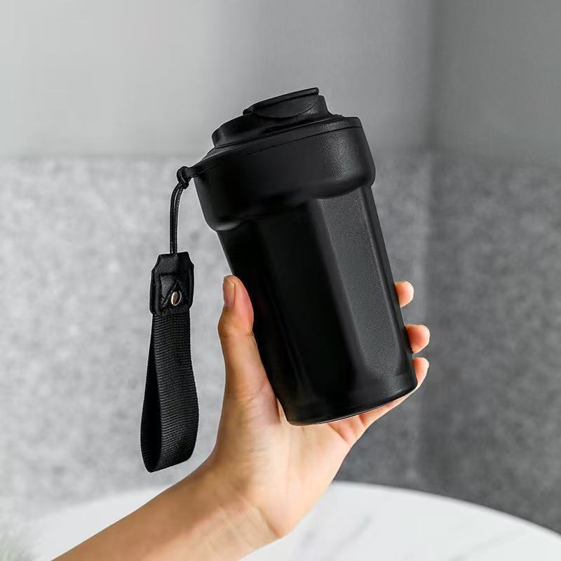 网红不锈钢保温杯内胆咖啡杯便携随行吸管水杯女不锈钢保冷杯子男|undefined