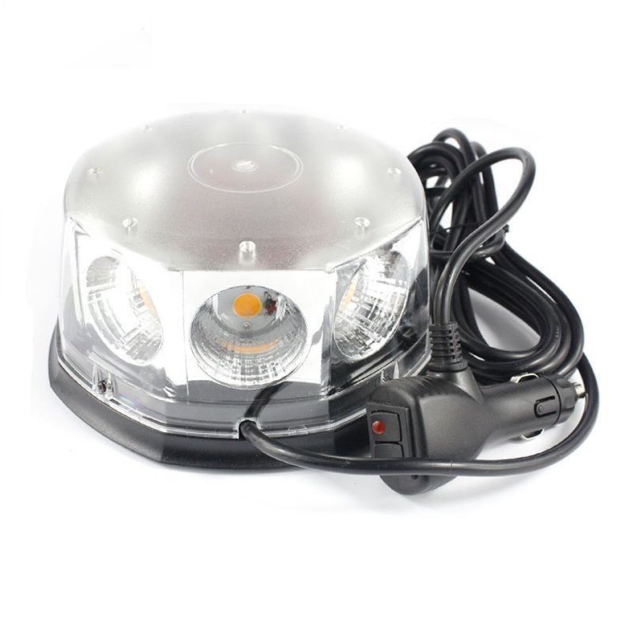 Truck Forklift Ceiling Strobe Light Magnetic Suction One-To-Two Remote Control Strobe Warning Light Wireless Vehicle-Mounted