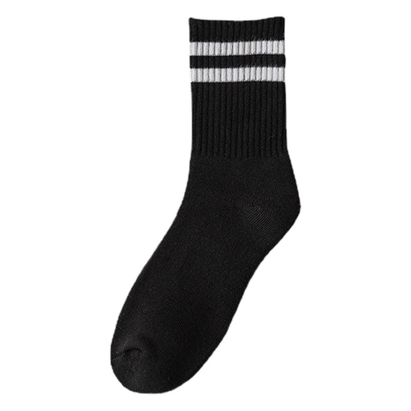 Calcetines de los hombres medias de la toalla de la mitad de la pantorrilla Otoño e Invierno de algodón forrado de lana gruesa de lana caliente de los hombres largos de invierno