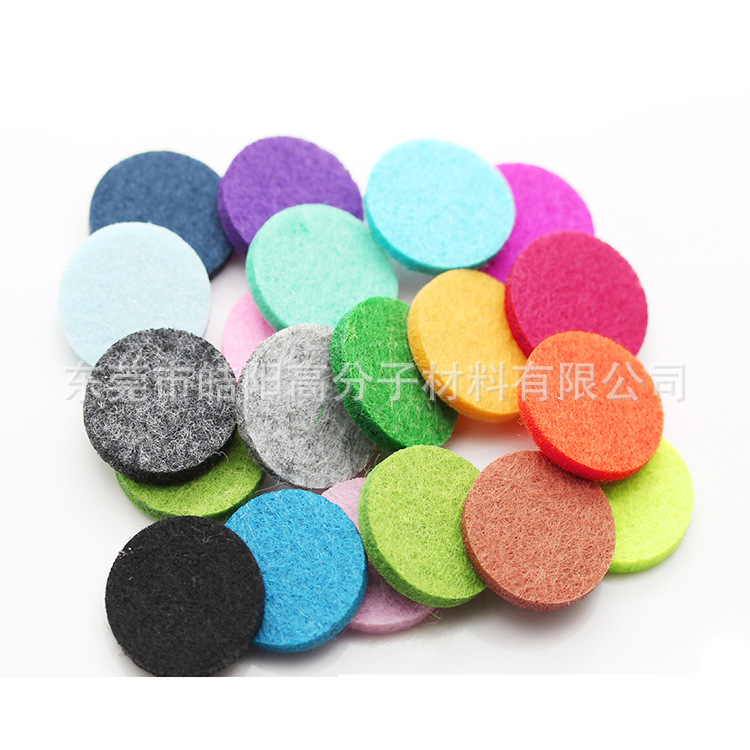 驱蚊精油挥发棉片 吸水散香圆形异形香薰纤维棉片 吸香毛毡棉片