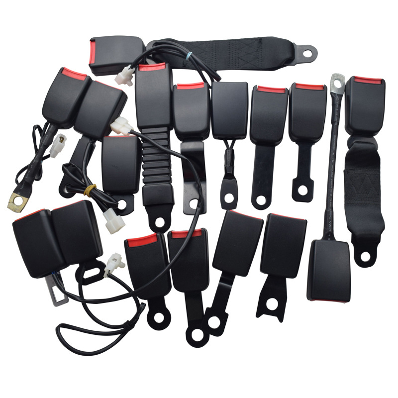 Car seat belt accessories seat lock buckle various safety belt base buckle bus safety belt latch card slot